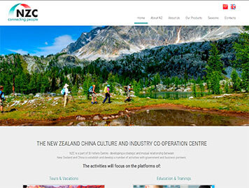Our Works: NZ&China Centre Website