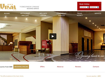 Our Works: Hotel Website