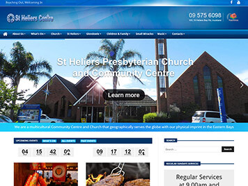 Our Works: Church & Community Centre Website