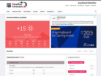 Our Works: NZ Weather Website